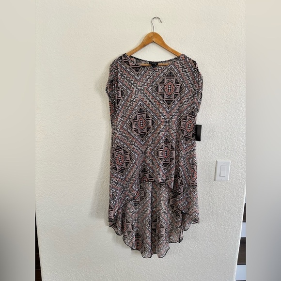 Chic Geometric Print Tunic Top - Picture 8 of 11